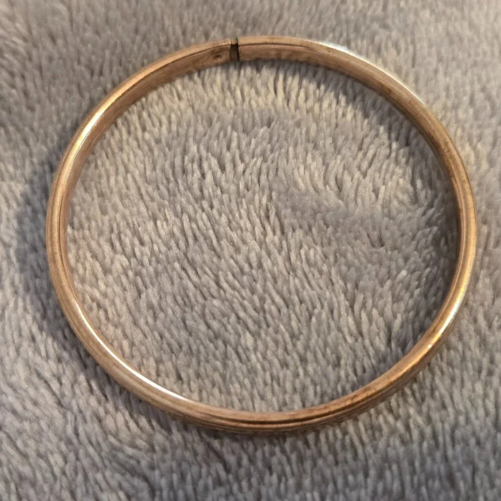 Bangle Bracelet for Little Girl/14k Gold Filled - Picture 1 of 2